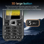 Q6000 Elder Keypad Phone, 2.4 inch, 6800mAh, Dual Flashlights, 21 Keys, SOS, FM, Dual SIM, GSM, EU Plug, US Plug, UK Plug