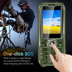Q6000 Elder Keypad Phone, 2.4 inch, 6800mAh, Dual Flashlights, 21 Keys, SOS, FM, Dual SIM, GSM, EU Plug, US Plug, UK Plug