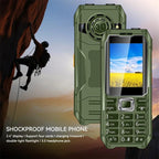 Q6000 Elder Keypad Phone, 2.4 inch, 6800mAh, Dual Flashlights, 21 Keys, SOS, FM, Dual SIM, GSM, EU Plug, US Plug, UK Plug