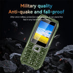 Q6000 Elder Keypad Phone, 2.4 inch, 6800mAh, Dual Flashlights, 21 Keys, SOS, FM, Dual SIM, GSM, EU Plug, US Plug, UK Plug