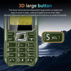 Q6000 Elder Keypad Phone, 2.4 inch, 6800mAh, Dual Flashlights, 21 Keys, SOS, FM, Dual SIM, GSM, EU Plug, US Plug, UK Plug