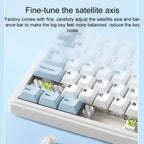 AULA F75 80 Keys Wired/2.4G/Bluetooth Three Model Customized RGB Mechanical Keyboard