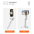 FUNSNAP Capture Q3 Single Axis Handheld Gimbal Phone Live Stabilizer, Capture Q3