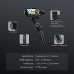 FUNSNAP Capture 2s Smart 3-Axis Handheld Gimbal Phone Live Stabilizer, Capture 2s Basic, Capture 2s Combo