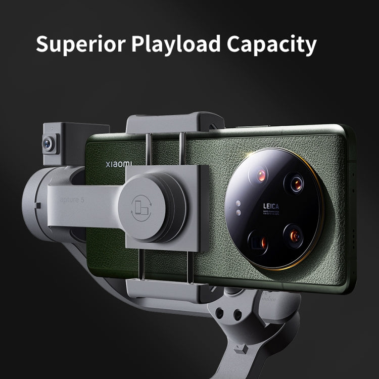 FUNSNAP Capture 5 Professional 3-Axis Handheld Gimbal Phone Live Stabilizer, Capture 5 Combo