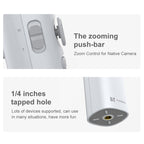 FUNSNAP Capture π Aluminum Alloy Arm 3-Axis Handheld Phone Gimbal, Capture π Basic, Capture π Combo