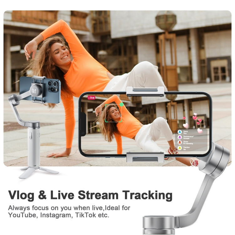 FUNSNAP Capture π Aluminum Alloy Arm 3-Axis Handheld Phone Gimbal, Capture π Basic, Capture π Combo