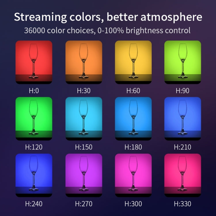 FUNSNAP Pocket Full Color RGB Video Shot Fill Light, Pocket Fill Light