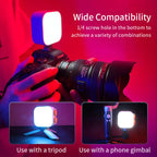 FUNSNAP Pocket Full Color RGB Video Shot Fill Light, Pocket Fill Light
