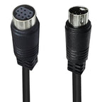 90 Degree mini DIN 9 Pin Male to Female TV Box Adapter Cable, 0.5m, 1.8m, 3m