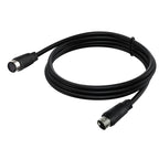 90 Degree mini DIN 9 Pin Male to Female TV Box Adapter Cable, 0.5m, 1.8m, 3m