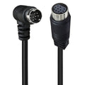 Curved mini DIN 9 Pin Male to Female TV Box Adapter Cable, 0.5m, 1.8m, 3m