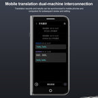 A70 5.0 inch HD Touch Screen Smart AI Translator 139 Languages with Offline Translation / Photo Translation