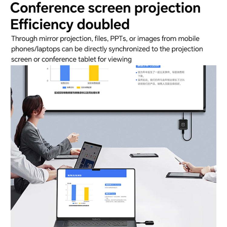G128 1080P 60Hz Wireless HD Screen Projector Transmitter and Receiver Kit, G128