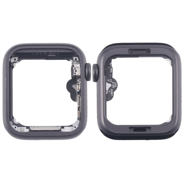 Aluminium Alloy Middle Frame Bezel Plate with Crown Spin Axis Flex Cable, For Apple Watch SE 2020 40MM LTE, For Apple Watch SE 2020 40MM GPS, For Apple Watch Series SE 2020 44MM LTE, For Apple Watch SE 2020 44MM GPS, For Apple Watch Series 5 44MM LTE  ...