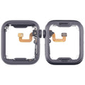 Aluminium Alloy Middle Frame Bezel Plate with Crown Spin Axis Flex Cable, For Apple Watch Series 6 40MM LTE, For Apple Watch Series 6 40MM GPS, For Apple Watch Series 6 44MM LTE, For Apple Watch Series 6 44MM GPS
