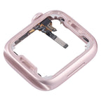 Aluminium Alloy Middle Frame Bezel Plate with Crown Spin Axis Flex Cable, For Apple Watch Series 9 45MM LTE, For Apple Watch Series 9 45MM GPS, For Apple Watch Series 9 41MM LTE, For Apple Watch Series 9 41MM GPS
