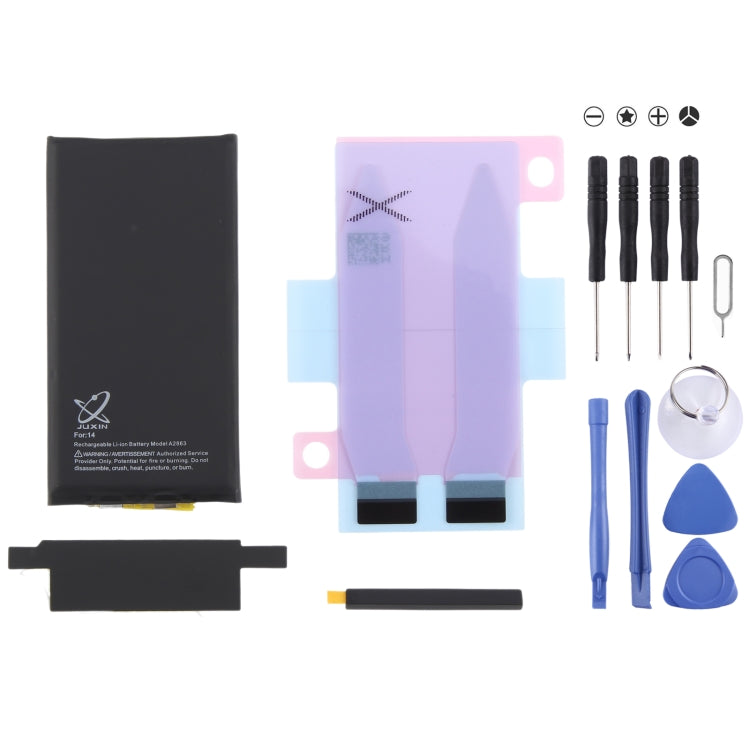 JUXIN Zero Cycle Li-ion Battery, For iPhone 15 Pro Max 4850mAh, For iPhone 15 Pro 3400mAh, For iPhone 15 Plus 4700mAh, For iPhone 15 3600mAh, For iPhone 14 Plus 4850mAh, For iPhone 14 3670mAh, For iPhone 14  Pro 3480mAh, For iPhone 14 Pro Max 4850mAh  ...