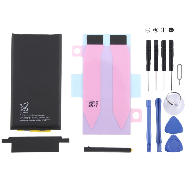 JUXIN Zero Cycle Li-ion Battery, For iPhone 15 Pro Max 4850mAh, For iPhone 15 Pro 3400mAh, For iPhone 15 Plus 4700mAh, For iPhone 15 3600mAh, For iPhone 14 Plus 4850mAh, For iPhone 14 3670mAh, For iPhone 14  Pro 3480mAh, For iPhone 14 Pro Max 4850mAh  ...