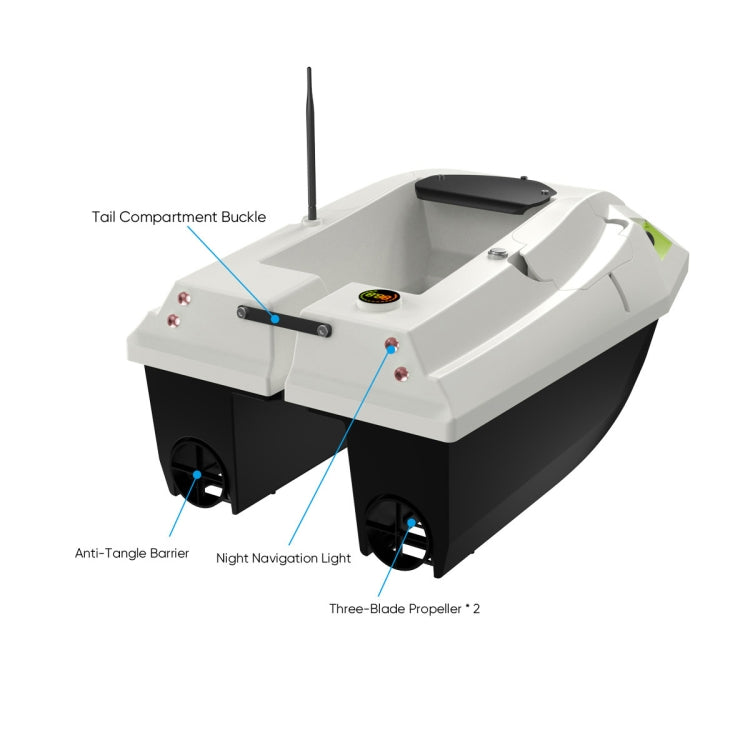 D50 High Speed Smart Remote Control Fishing Bait Boat Support Dragging Net, EU Plug, US Plug, UK Plug