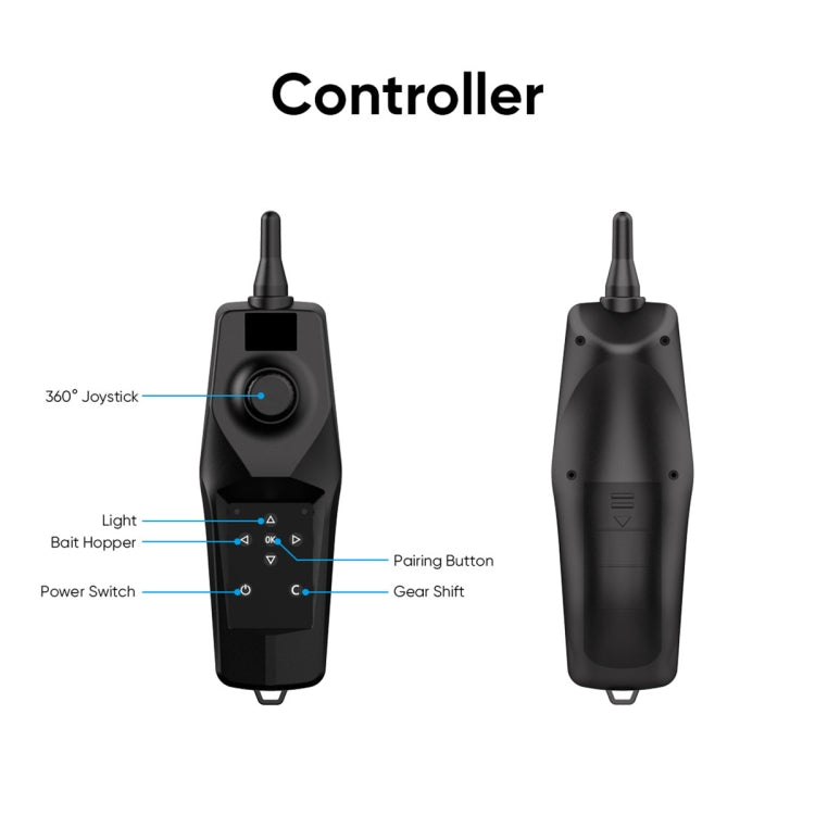 D50 High Speed Smart Remote Control Fishing Bait Boat Support Dragging Net, EU Plug, US Plug, UK Plug
