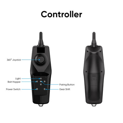 D50 High Speed Smart Remote Control Fishing Bait Boat Support Dragging Net, EU Plug, US Plug, UK Plug