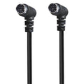 Mini DIN 7 Pin S-Video Core Audio / Video Cable, 1.8m, 3m, 0.5m
