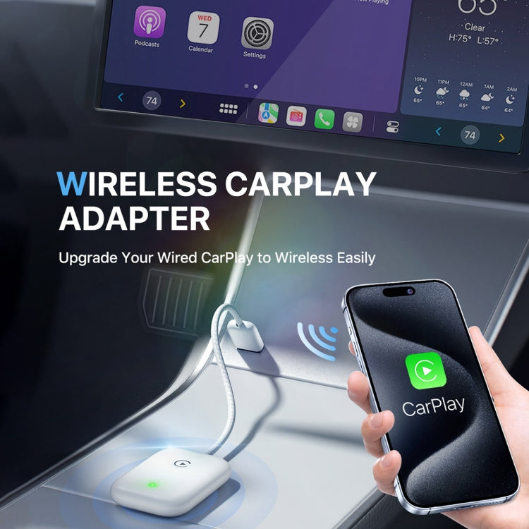 USB Interface Wired to Wireless Car CarPlay Adapter