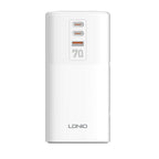 LDNIO SC4396 70W Desktop Multi-function GaN Desktop Charger 2AC, 1U, 2C with 1 Socket, SC4396 (UK Plug)
