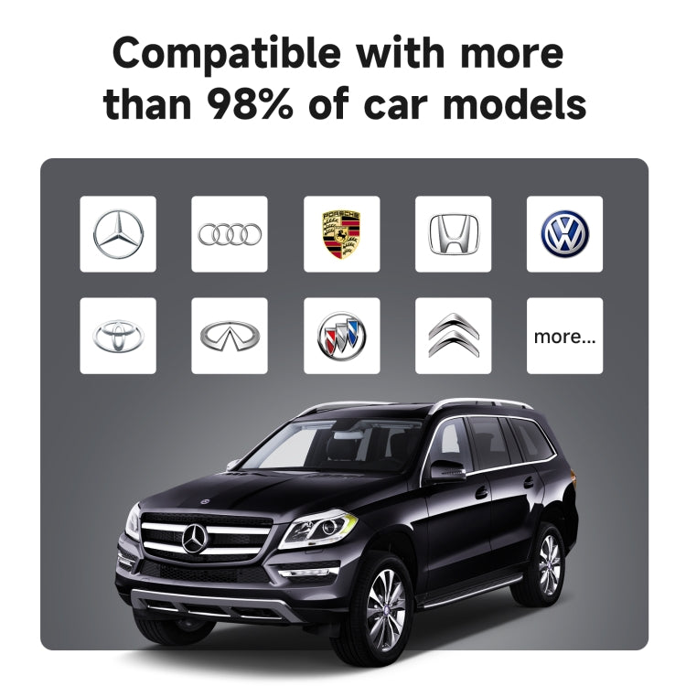 2 in 1 Apple CarPlay / Android Auto USB, Type-C Dual Ports Wired to Wireless CarPlay Adapter