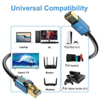 Home Fiber Bandwidth 10 Gigabit CAT8 Network Cable, 0.5m, 1m, 1.5m, 2m, 3m, 5m, 8m, 10m, 15m, 20m