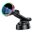 Yesido C315 15W Suction Cup Air Vent Car Wireless Charging Holder with RGB Lighting, C315