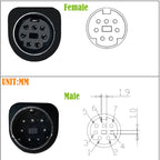 Mini DIN 7 Pin Core Audio / Video Cable, 0.5m, 1.8m, 3m