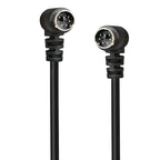 Mini DIN 6 Pin Core Extension Cable, 0.5m, 1.8m, 3m