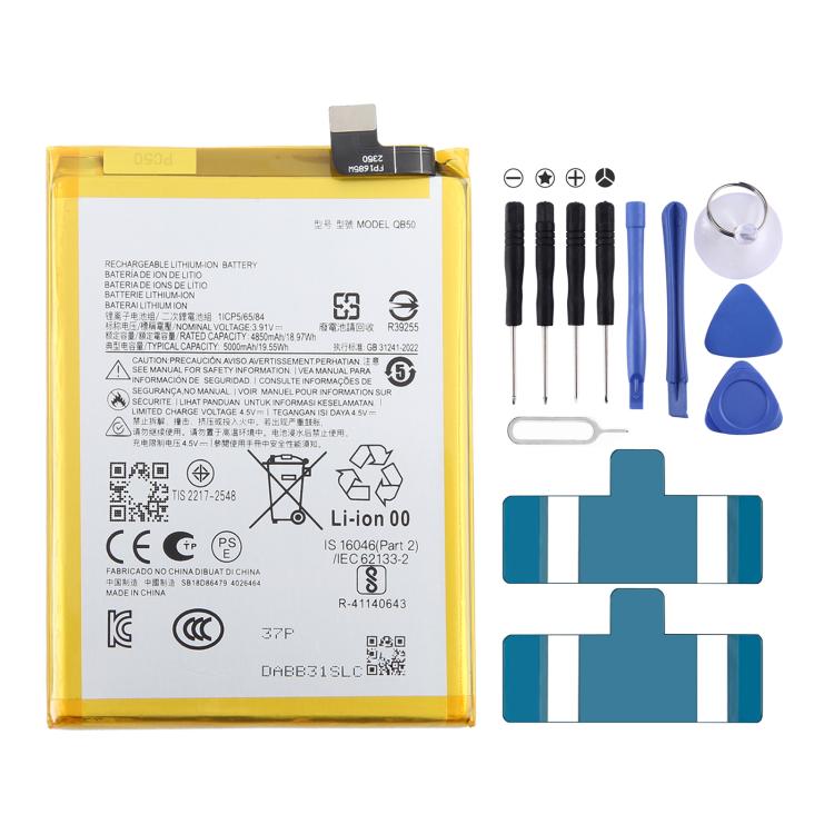Battery Replacement, For Motorola Razr 50 Ultra QR30/QR10 2832mAh/998mAh, For Motorola Razr 50 QR31/QR11 2935mAh/998mAh, For Motorola Moto G84 5G XT2347 QB50 5000mAh, For Motorola Moto G Power 5G 2023 PD50 5000mAh                                       ...