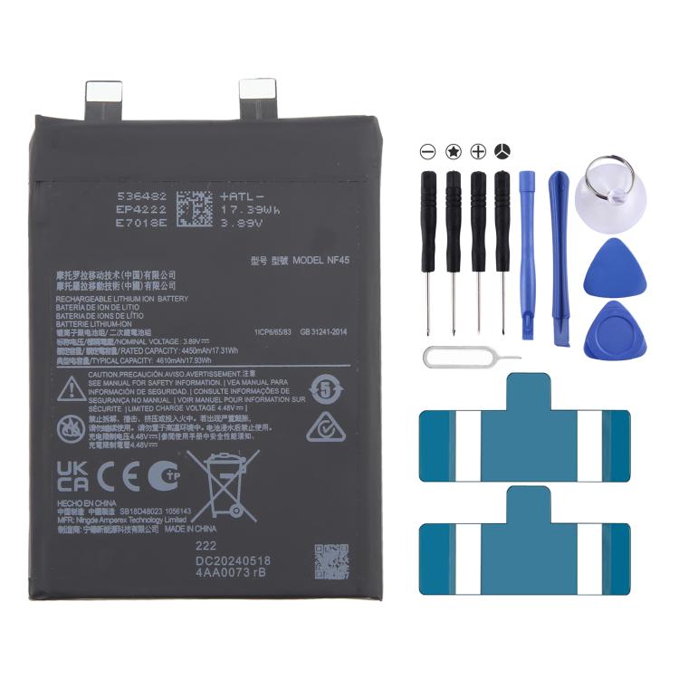 Battery Replacement, For Motorola Razr 50 Ultra QR30/QR10 2832mAh/998mAh, For Motorola Razr 50 QR31/QR11 2935mAh/998mAh, For Motorola Moto G84 5G XT2347 QB50 5000mAh, For Motorola Moto G Power 5G 2023 PD50 5000mAh                                       ...