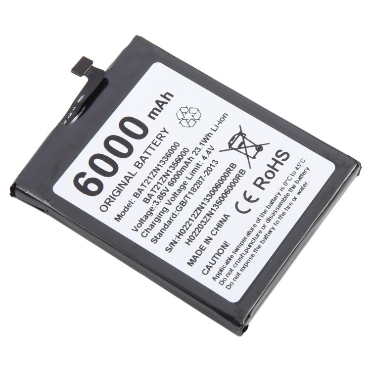 Battery Replacement, For DOOGEE V20 / V20S BAT21ZN1336000 6000mAh, For Doogee S89 / S89 Pro BAT22M2012000 12000mAh, For DOOGEE S97 Pro BAT18735500 8500mAh, For DOOGEE X96 Pro BAT20X965400 5400mAh, For DOOGEE S59 Pro BAT20M1710050 10050mAh              ...