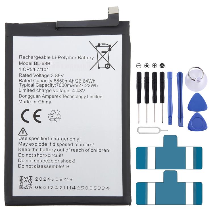 Battery Replacement, For Tecno POVA NEO 2 / NEO 3 LH6 BL-68BT 7000mAh, For Tecno Transsion Spark GO 2023 BL-49NT 4900mAh, For Tecno Spark 10 Pro BL-49ST 5000mAh, For Tecno POP 5 BL-48BT 5000mAh, For Tecno BL-5ABI / BL-5AAI BL-5AAT 5000mAh              ...