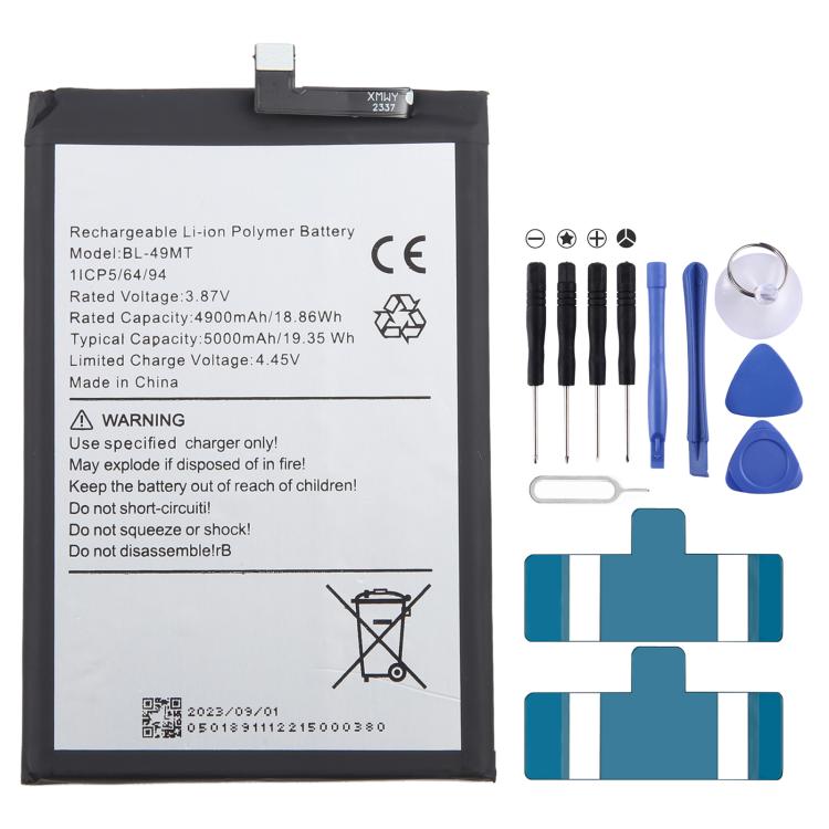Battery Replacement, For Infinix Note 30 BL-49PT 5000mAh, For Infinix Hot 20 5G X666 BL-49HX 5000mAh, For lnfinix Note 12 Vip X672 BL-44FX 2250mAh, For Infinix Smart HD 2021 X612B X612 BL-49IT 5000mAh, For lnfinix BL-49MT 4900mAh