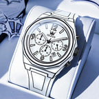 OLEVS 5622 Men Comic Style Multifunctional Luminous Quartz Watch