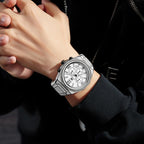 OLEVS 5622 Men Comic Style Multifunctional Luminous Quartz Watch