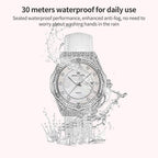 OLEVS 1003 Women Fashion Diamond-encrusted Waterproof Quartz Watch with Date