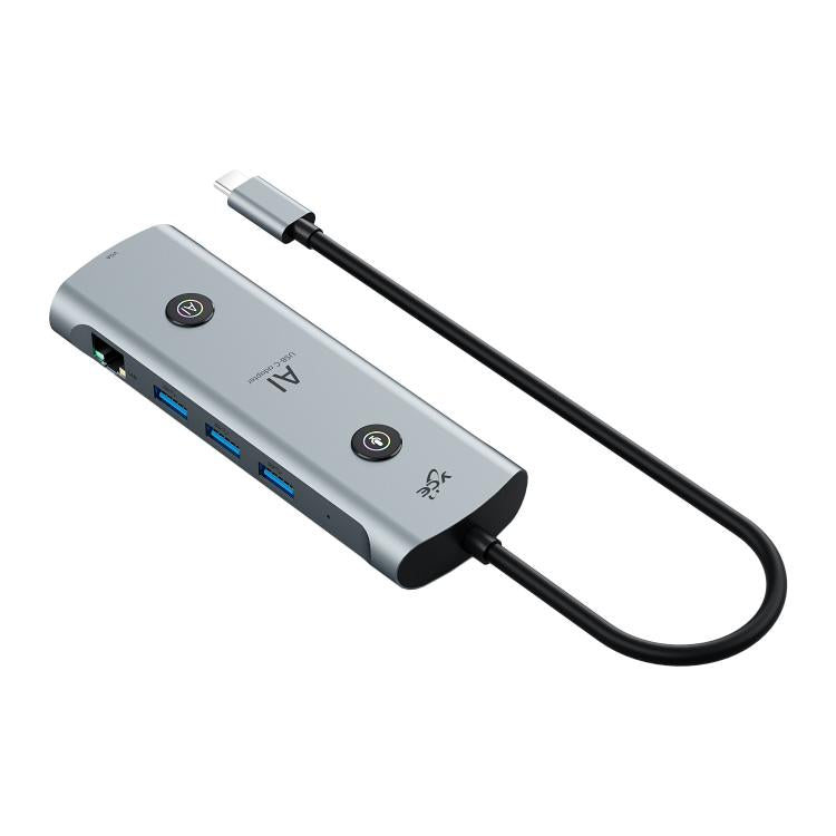 YCE V172 12 in 1 USB-C / Type-C HUB Adapter AI Docking Station, V172