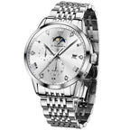 OLEVS 2925 Men Multifunctional Waterproof Luminous Quartz Watch