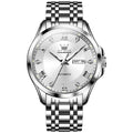 OLEVS 6702 Men Waterproof Luminous Dual Calendar Mechanical Watch