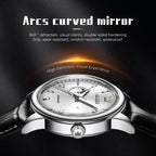 OLEVS 7040 Men Sun Moon Star Luminous Waterproof Mechanical Watch
