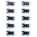 10pcs Flashlight Bracker, For iPhone 16 Pro / 16 Pro Max, For iPhone 16 Plus / 16