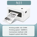 HPRT N31 Bluetooth Version Express Electronic Waybill Printer, EU Plug, AU Plug, UK Plug, US Plug