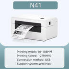 HPRT N41 Bluetooth Version Express Electronic Waybill Printer, EU Plug, AU Plug, UK Plug, US Plug