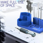 Mechanic R11 Tweezer / Screwdriver Aluminum Alloy Storage Rack with Phone Holder Function, Mechanic R11
